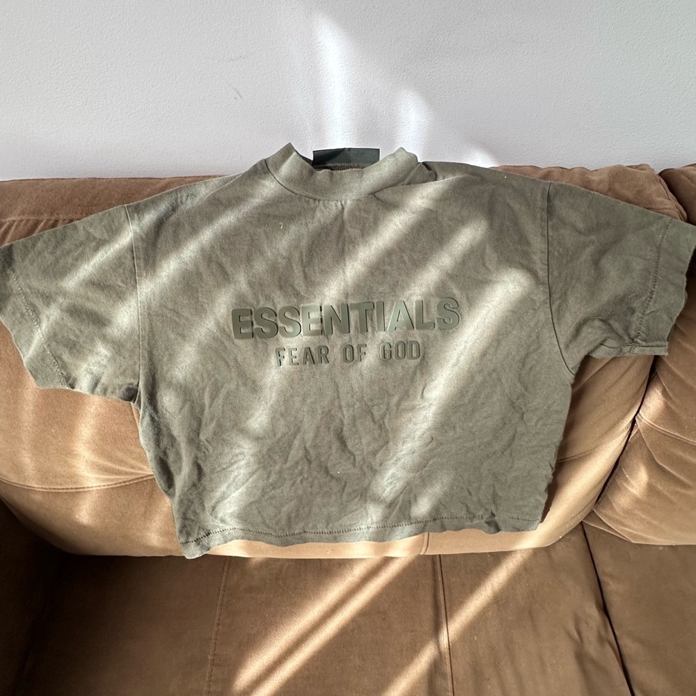 Fear of God Essentials Khaki Tee